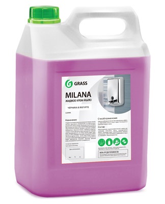 картинка Жидкое крем-мыло "Milana" 5л (черника в йогурте) от магазина Евродом