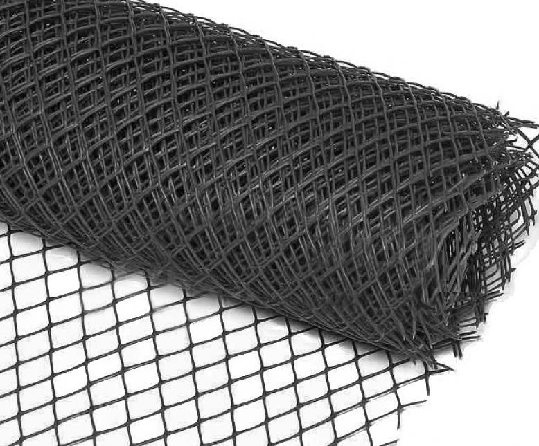 картинка Заборная решетка (55х55мм) рулон 1,5х20м черная эконом от магазина Евродом