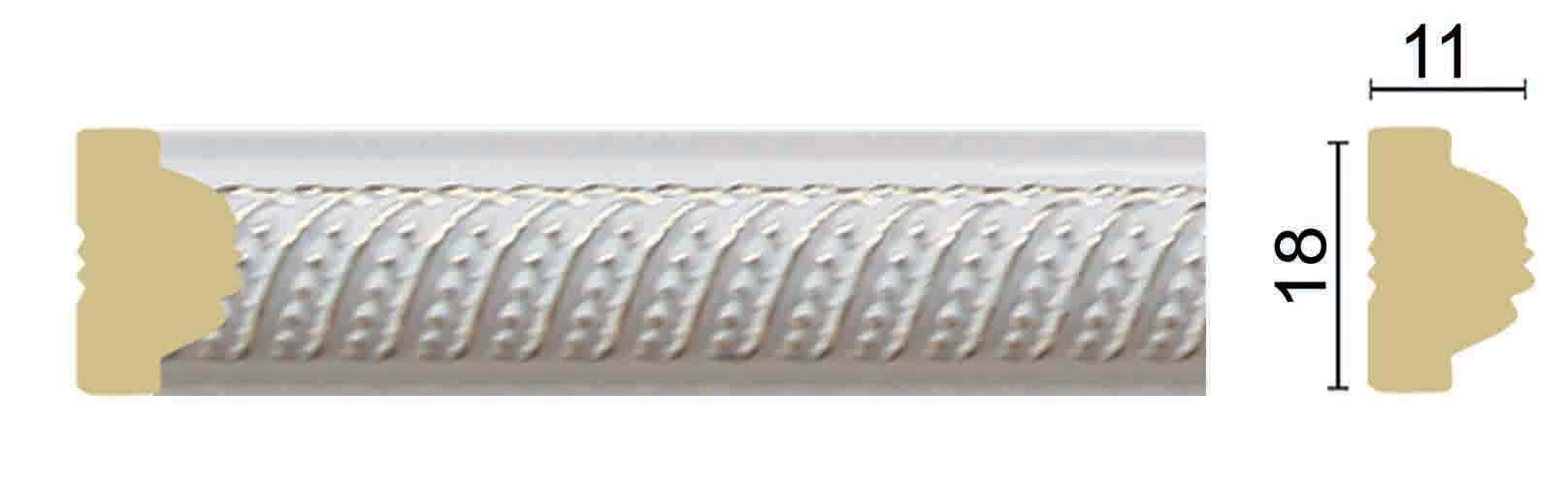 картинка Интерьерный багет 1МБ1.8-7 Vitart 2,4м от магазина Евродом