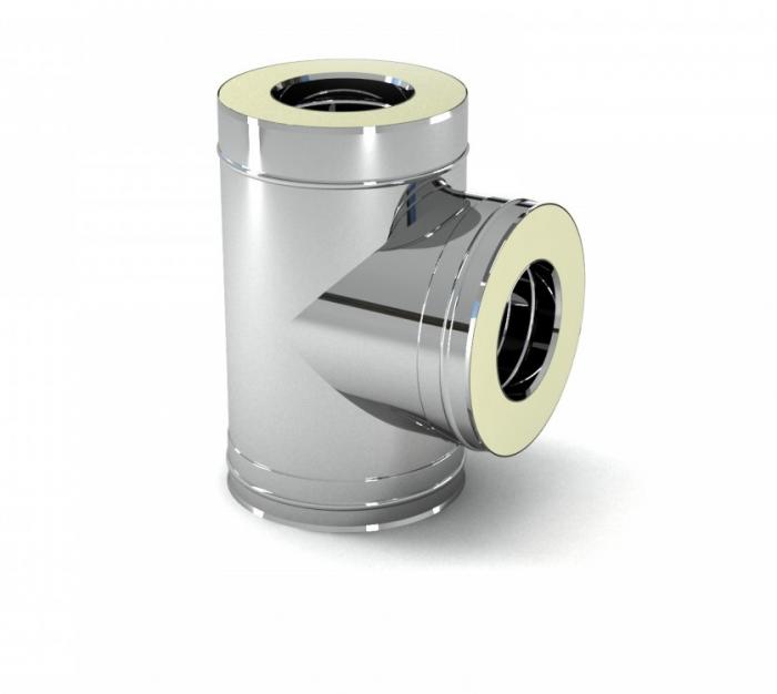 картинка Сэндвич тройник 90гр (0,8мм+оц) ф115х200 от магазина Евродом