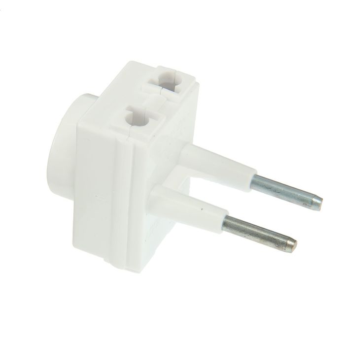 картинка Переходник электрический "козья ножка" 220В, 10А REXANT  от магазина Евродом