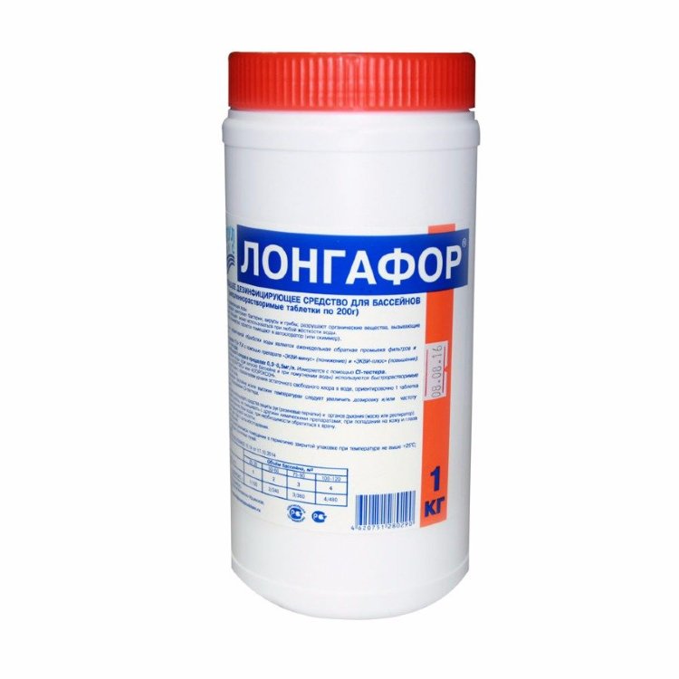 картинка Лонгафор хлор таблетка 200гр от магазина Евродом