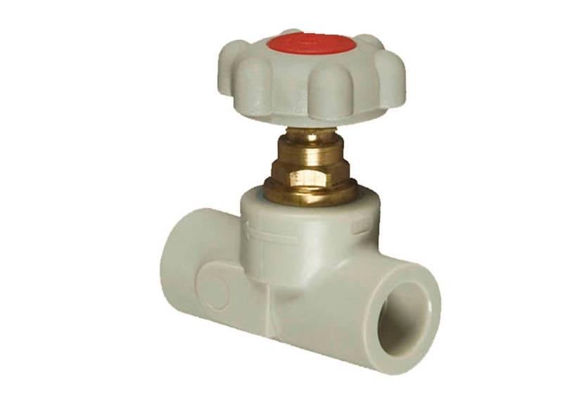 картинка Вентиль запорный Ø50 PRO AQUA Серый (1) от магазина Евродом