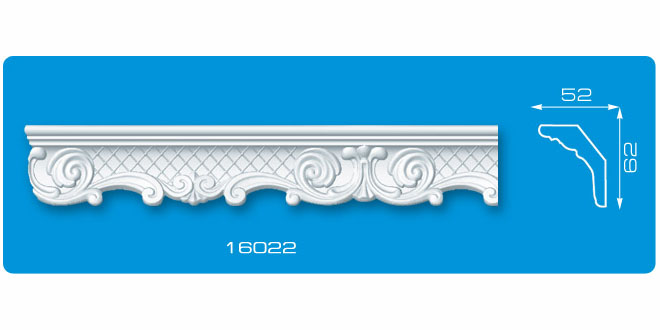 картинка Плинтус потолочный 1,3м 16022/39 Формат от магазина Евродом