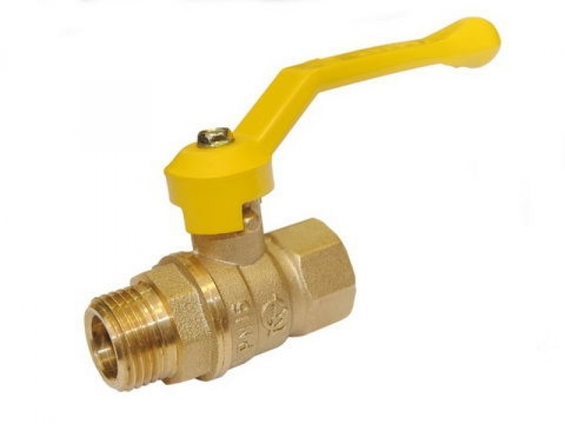 картинка Кран шаровый газовый TIM ручка  1/2  г/ш от магазина Евродом