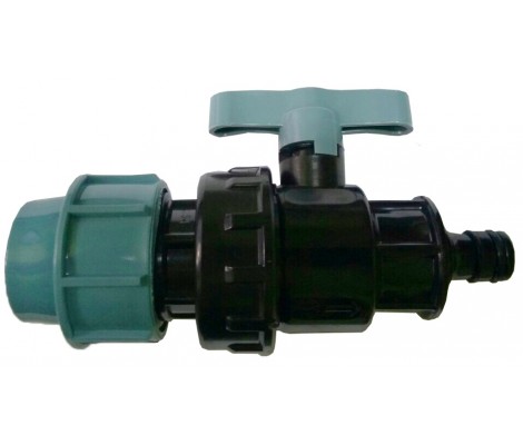 картинка ПЭ Кран шаровый быстросъемный (БРС) 20 PN16 ИТАЛ от магазина Евродом