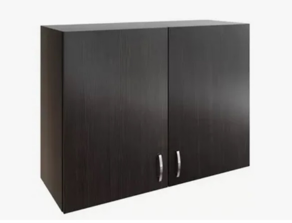 картинка Шкаф навесной кухонный с сушкой 80 Венге от магазина Евродом