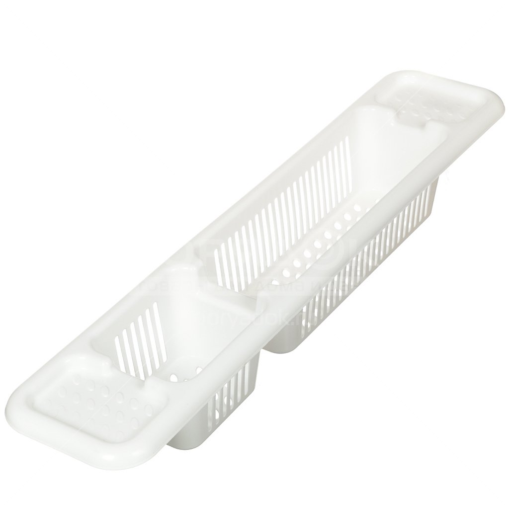 картинка Полка для ванны белая М5632 Башкирия от магазина Евродом