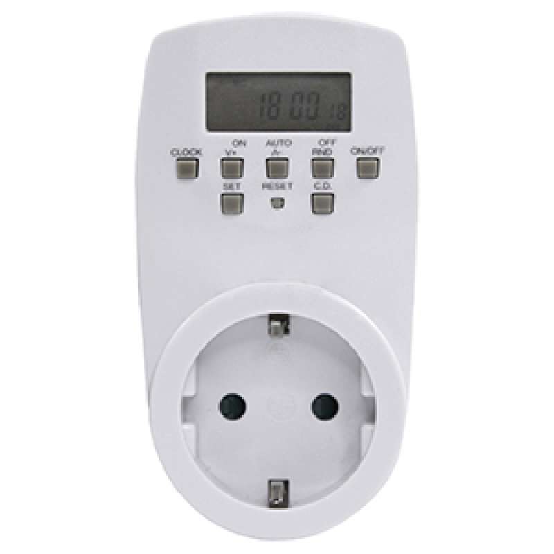 картинка Розетка с таймером Feron TM24 3600W/16A (недельная) от магазина Евродом