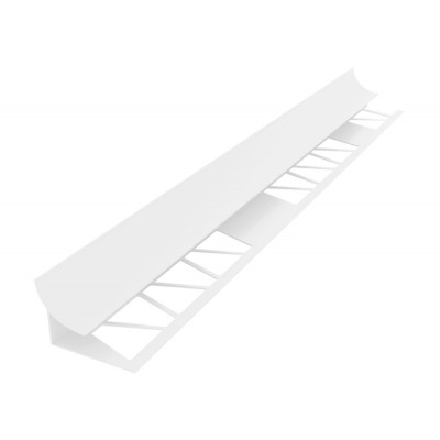 картинка Угол для кафеля 9-10мм х 2,5м внутренний белый от магазина Евродом