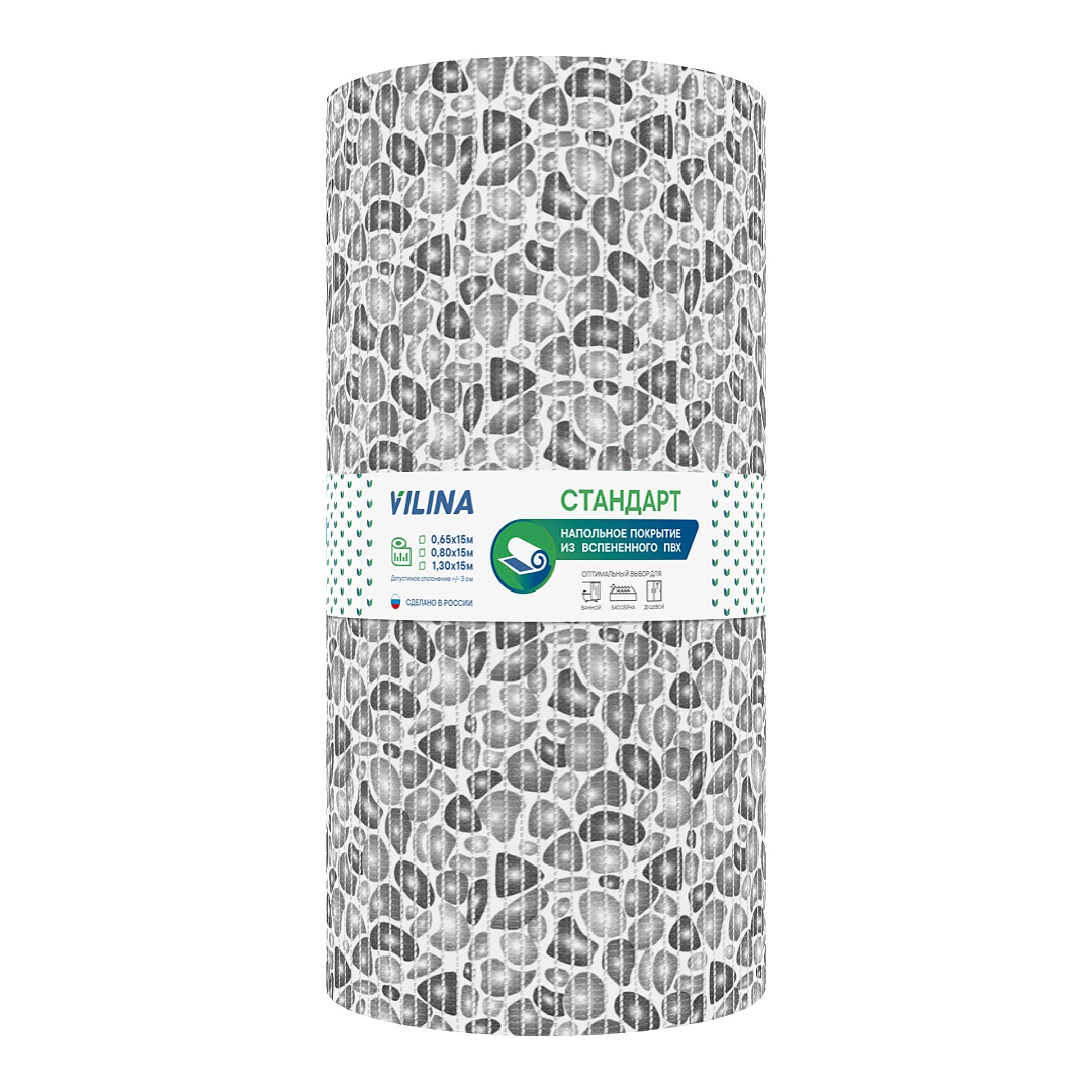 картинка Коврик 0,65х15 м Vilina (218РТ-brown) 7089 от магазина Евродом