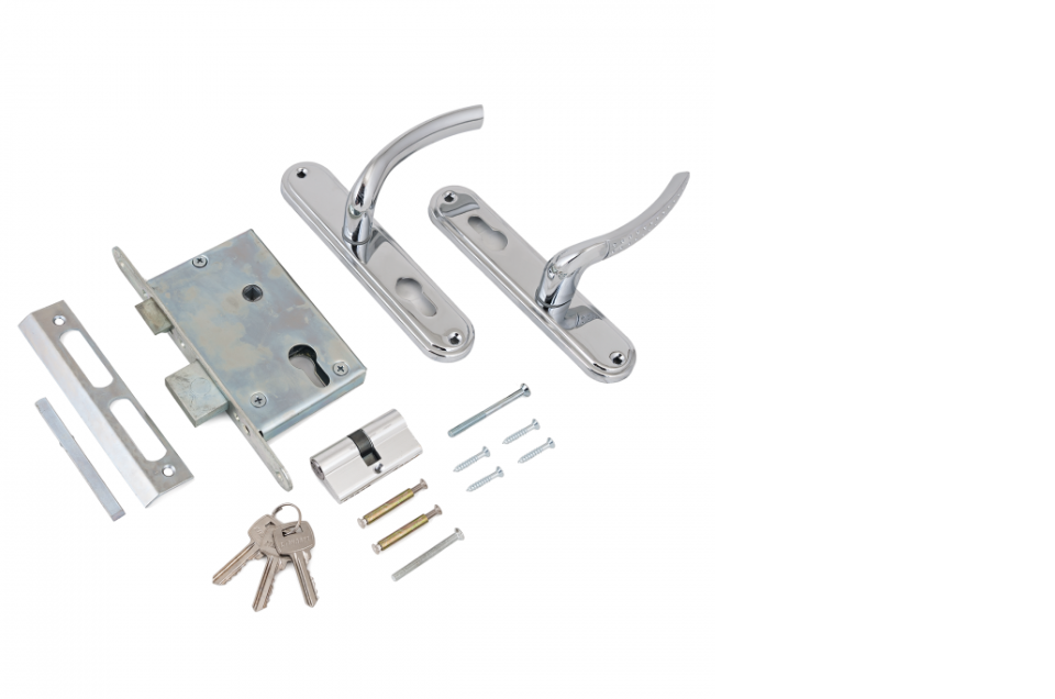 картинка Замок ЗВ 4-7.03 хром Стандарт от магазина Евродом