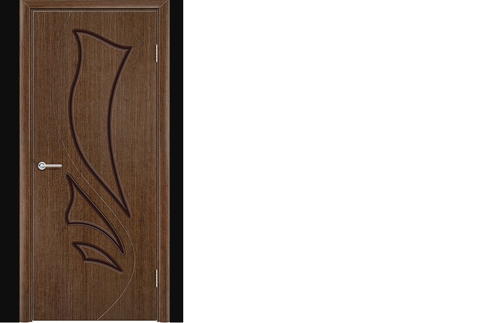 картинка Дверь Ника ПГ 80 Орех от магазина Евродом