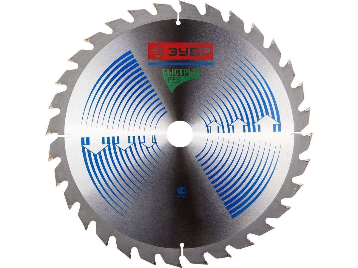 картинка Диск пильный 200х32 мм 24Т по дереву, быстрый рез, ЗУБР (36901-200-32-24) от магазина Евродом