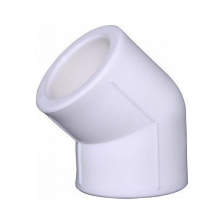 картинка Уголок Ø25*45° PRO AQUA Белый (50) от магазина Евродом