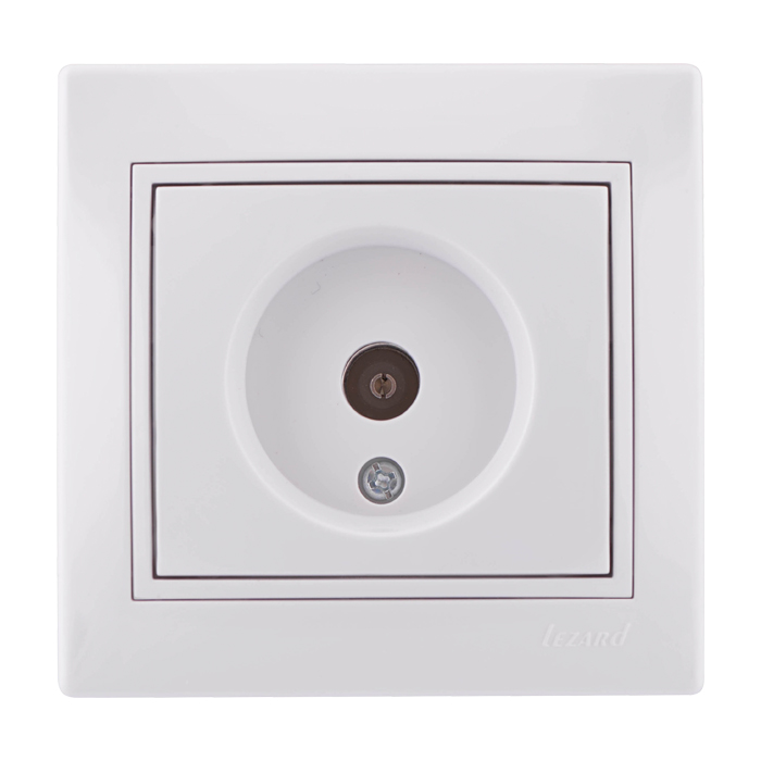 картинка Розетка МИРА TV скр. уст. белый 701-0202-130 от магазина Евродом