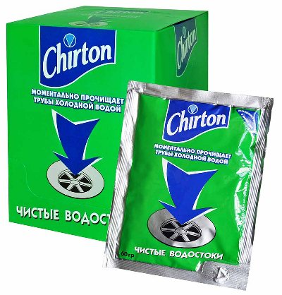 картинка Средство от засоров Chirton, 60 г от магазина Евродом