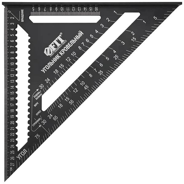 картинка Угольник кровельный цельнометаллический Профи 300х300 мм от магазина Евродом