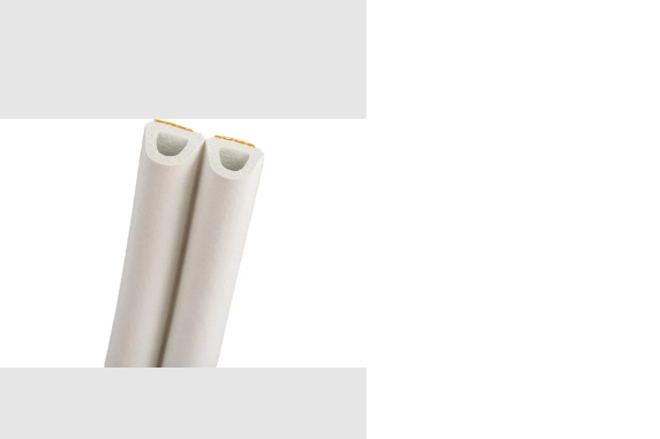 картинка Уплотнитель D-профиль белый 12х14мм одинарная полоска от магазина Евродом