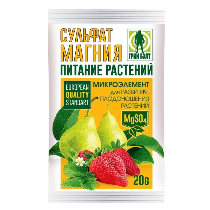 картинка Сульфат магния 20г микроэлемент для питания растений от магазина Евродом