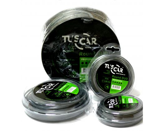 картинка Леска для триммера TUSCAR "Round Whisper DUO", Professional, 3.0ммх10м от магазина Евродом