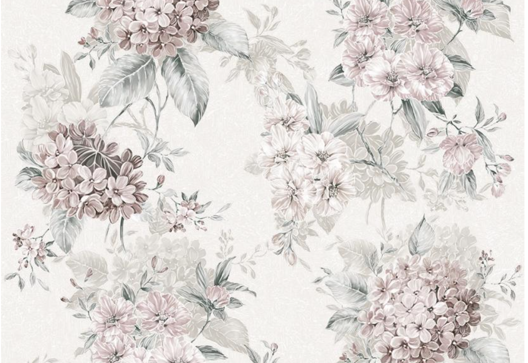 картинка Гортензия 02 В138 обои 0,53*10м Саратов С32М от магазина Евродом