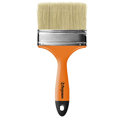 картинка Кисть плоская 50мм, искусственная щетина, пластиковая рукоятка от магазина Евродом