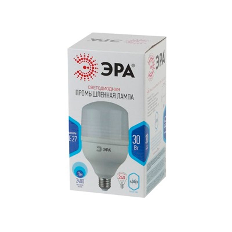 картинка Лампа светодиодная ЭРА LED smd POWER 30W-6500-E27 дневной от магазина Евродом