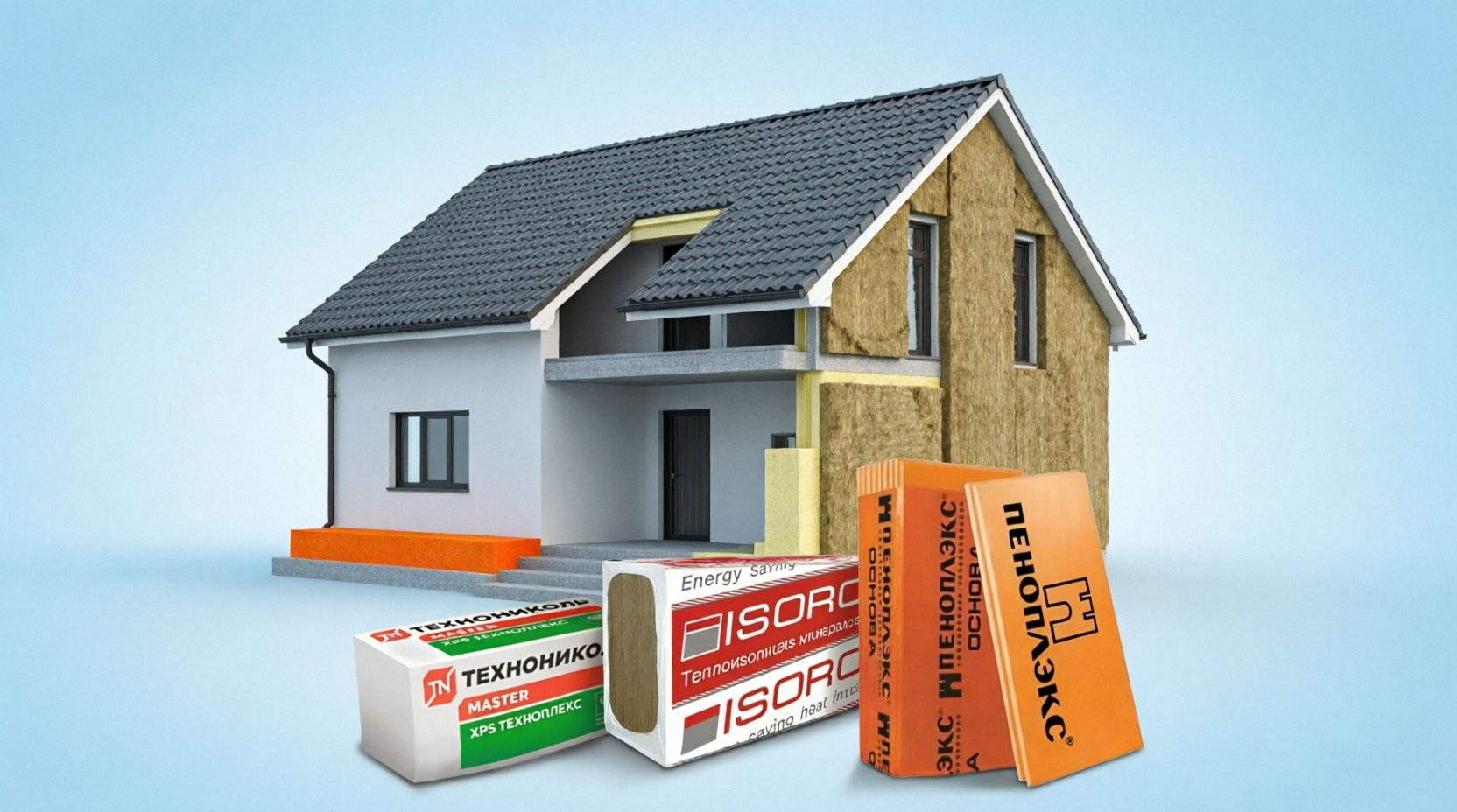  ТЁПЛЫЙ ДОМ НАЧИНАЕТСЯ С ПРАВИЛЬНОГО УТЕПЛЕНИЯ