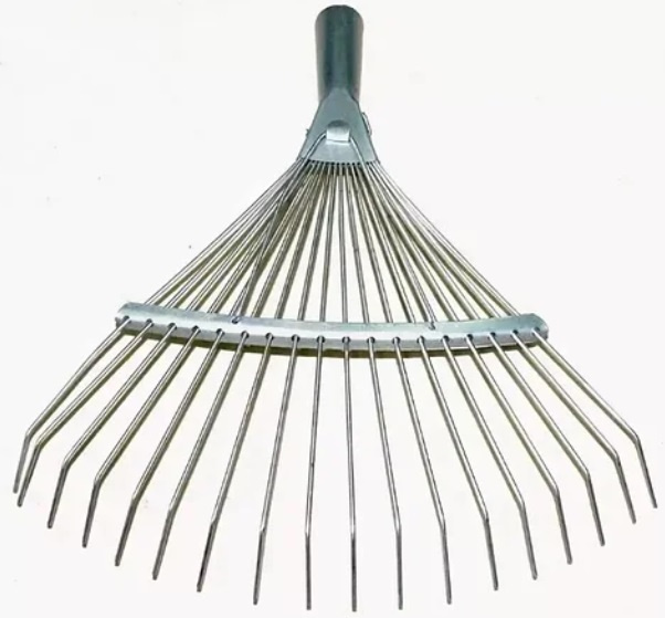 картинка Грабли веерные, 18 зуб, проволочные, оцинкованые, ГВ-П от магазина Евродом