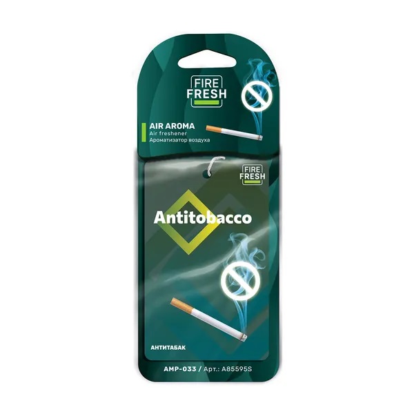 картинка Ароматизатор AFP-033 FireFresh(Антитабак) (Бумажные) от магазина Евродом