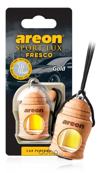 картинка Ароматизатор  AREON дер.+стекл "FRESCO" SPORT LUX GOLD от магазина Евродом