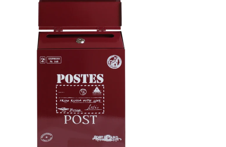 картинка Ящик почтовый АЛЛЮР №3010 винно-красный от магазина Евродом