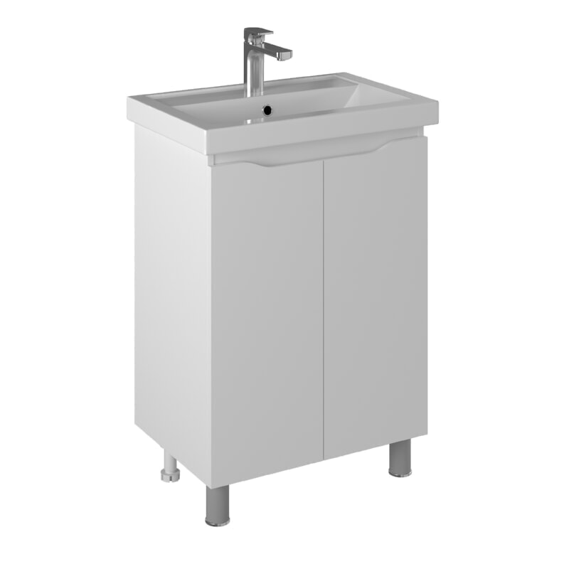 картинка Тумба Мальта 2-60 + умывальник Фостер 60 от магазина Евродом