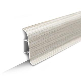 картинка Плинтус К55 2,2м "Идеал Классик" Ясень белый / 252 от магазина Евродом