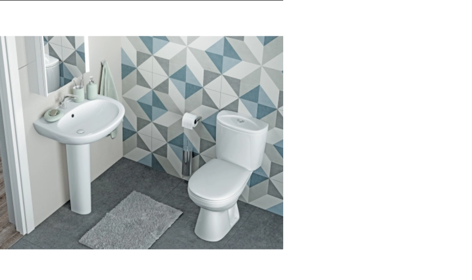 картинка Умывальник Анимо-60 с 1 отверстием без пьедестала от магазина Евродом