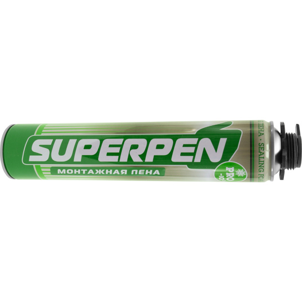 картинка Пена монтажная SUPERPEN всесезонная 1000мл PRO 60 от магазина Евродом