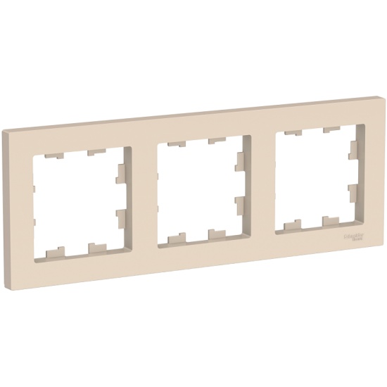 картинка Рамка Schneider-Electric AtlasDesign Бежевый 3-ая  от магазина Евродом