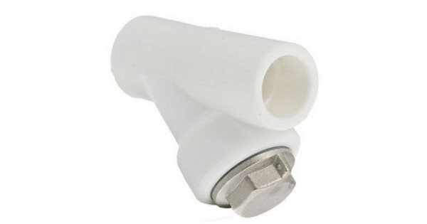 картинка Фильтр косой внутр./внутр. Ø32 PRO AQUA Белый (30) от магазина Евродом