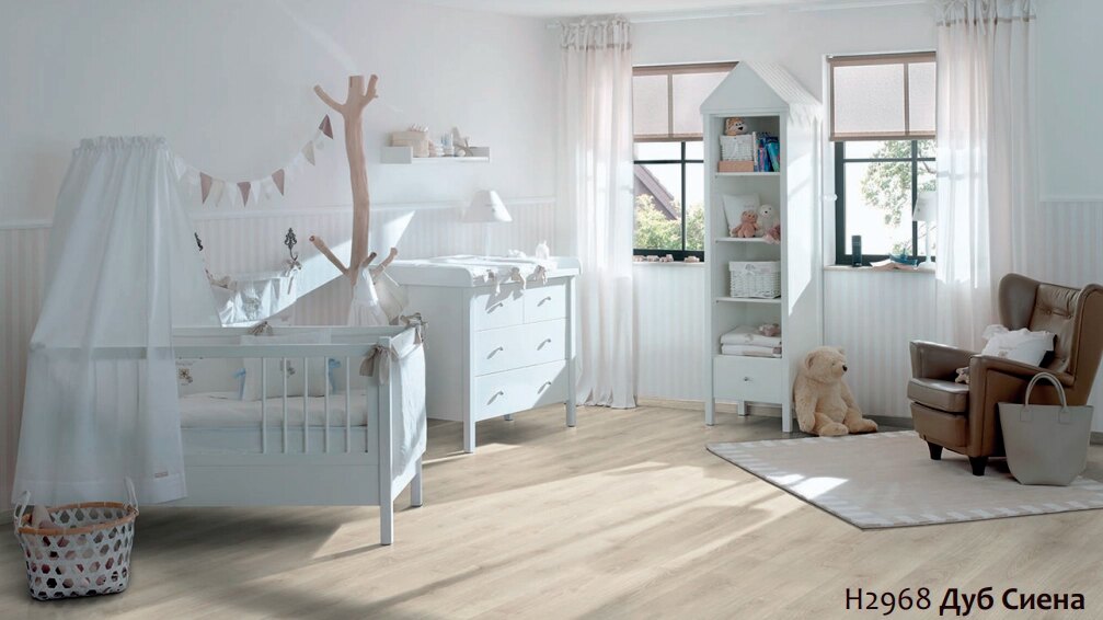 картинка Ламинат Egger Woodstyle Pronto 32 (1292х192х8 мм) Дуб Сиена H2968 от магазина Евродом