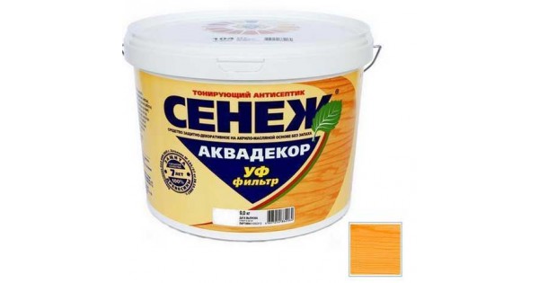картинка Пропитка 0,9кг Сенеж Аквадекор Х2-120 графит от магазина Евродом