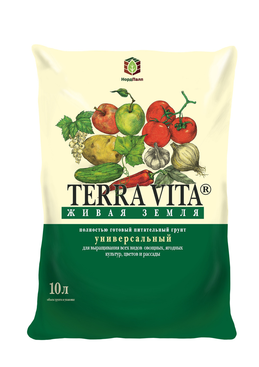 картинка Грунт универсальный 10л Живая земля  от магазина Евродом