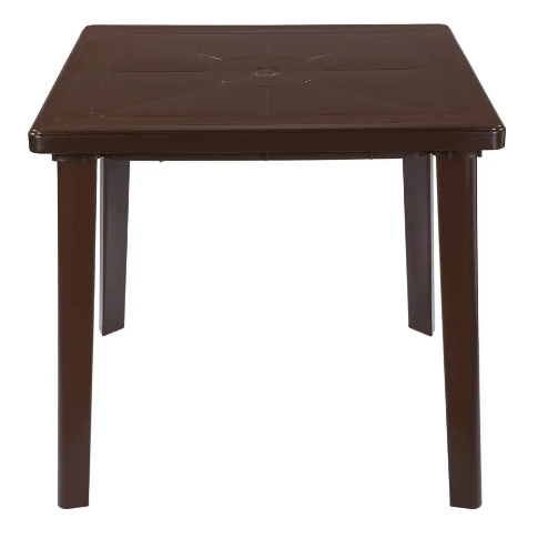 картинка Стол квадратный коричневый 780 х 780 х 720 мм от магазина Евродом