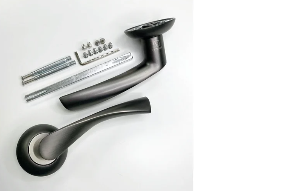 картинка Ручка на раздельном основании  VЕTTORE R07.023 GR  (Графит) от магазина Евродом