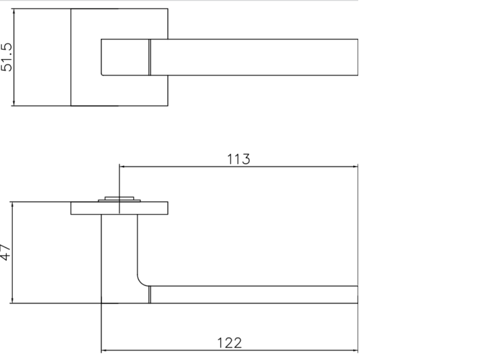 картинка Ручка фалевая STRICTO A-67-30 CHROME/S.CHROME от магазина Евродом