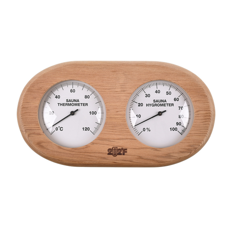 картинка Термогигрометр ТН-20L ОЧКИ овал (липа) от магазина Евродом