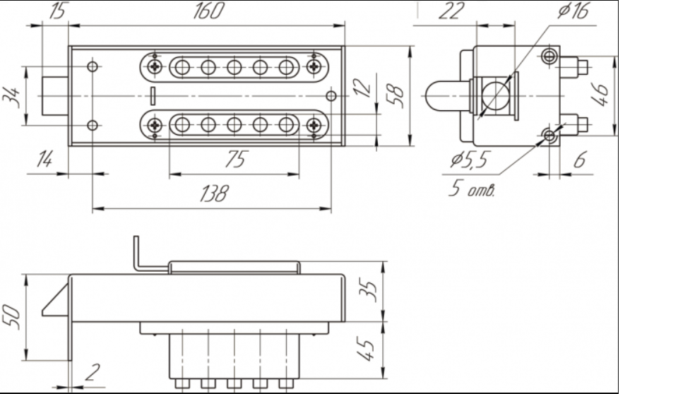 картинка Замок ЗКП-40 кодовый от магазина Евродом