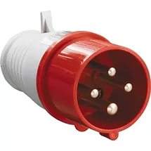 картинка Вилка 024 ЗР+РЕ 32А 380В IP44 TDM от магазина Евродом