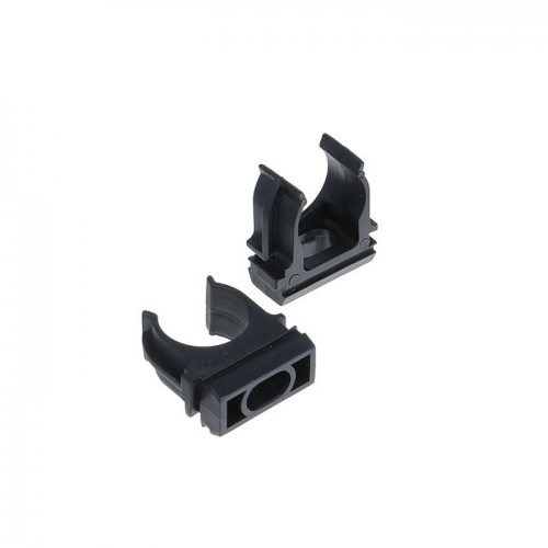 картинка Держатель клипса для трубы ПНД черная 20мм от магазина Евродом