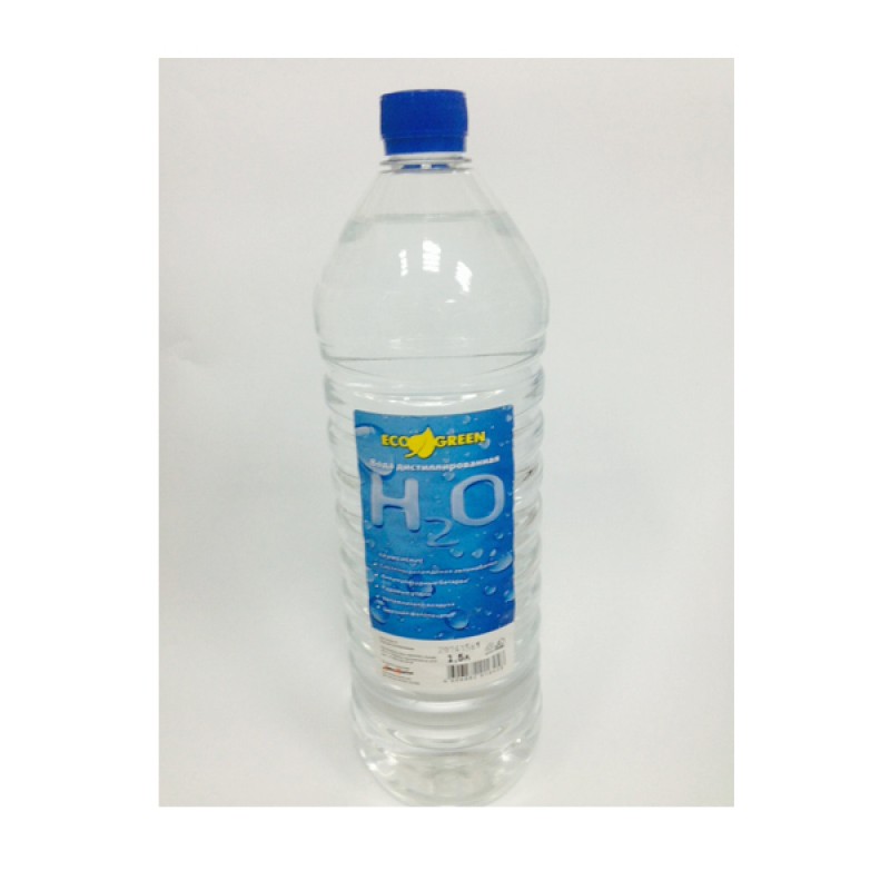картинка Вода дистиллированная ECO Green 1,5л от магазина Евродом